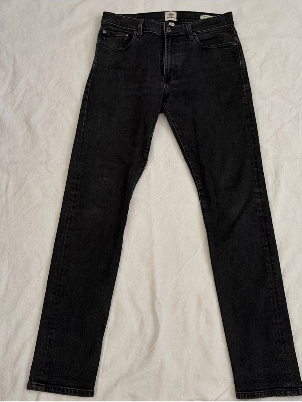 Flint and Tinder Jeans Men’s size 31 Black Slim Fit Denim Stretch 31x32